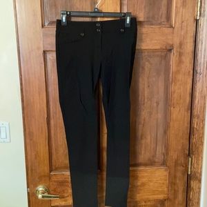 Size L- Black, skinny, pants.